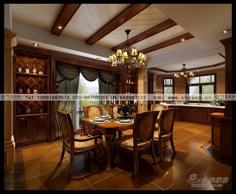 美式 别墅 餐厅图片来自用户1907685403在60万装低调奢华美式风格别墅61的分享