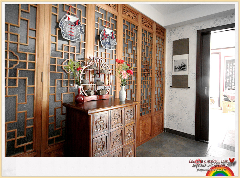 中式 三居 客厅图片来自用户1907696363在大兴翡翠城中式古典风格实景27的分享