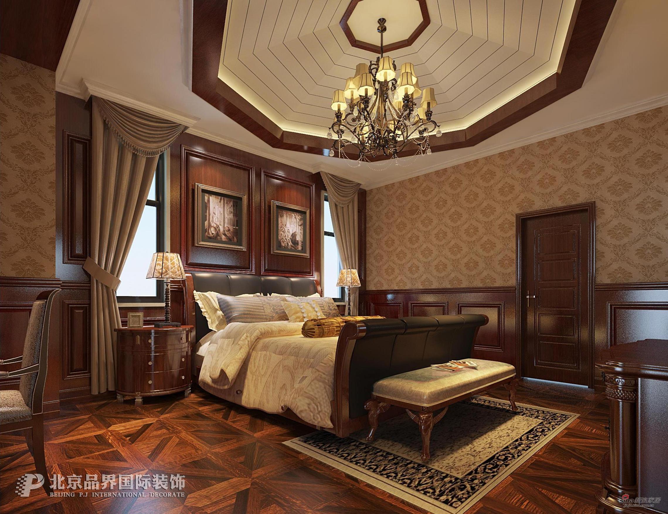 美式 别墅 卧室图片来自用户1907685403在35万美式风格别墅64的分享