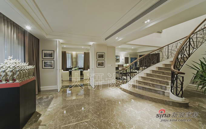 美式 别墅 楼梯图片来自用户1907685403在西郊华城475P美式景观别墅37的分享
