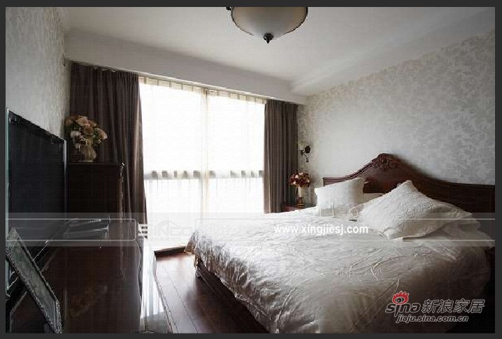 简约 别墅 卧室图片来自用户2737735823在奢华的简欧混搭风格45的分享