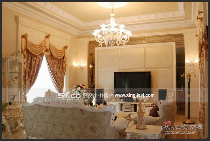 欧式 别墅 客厅图片来自用户2757317061在简约古典的欧美风情96的分享