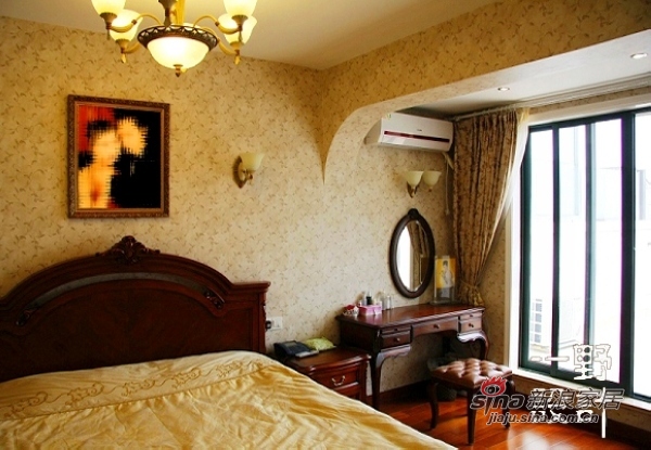 欧式 别墅 卧室图片来自用户2772856065在80后小资220平欧式古典别墅41的分享