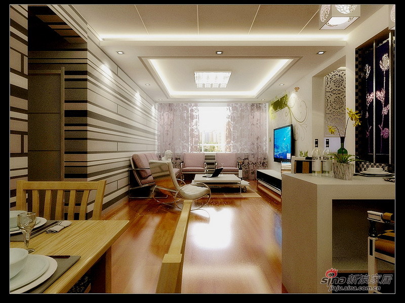 简约 三居 客厅图片来自用户2738813661在125平米三居室的构成风格35的分享