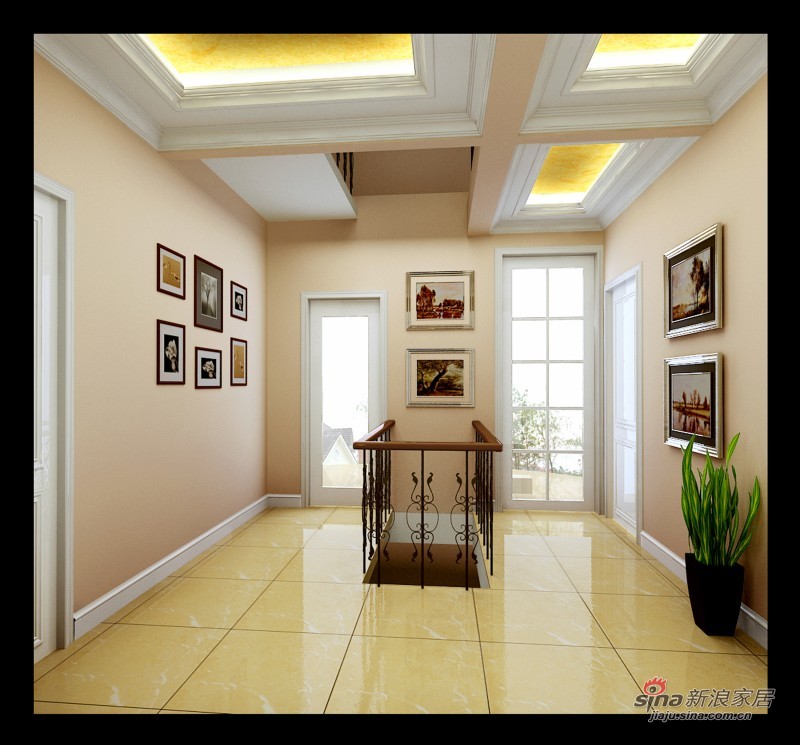 欧式 别墅 客厅图片来自用户2757317061在200平米简欧设计61的分享