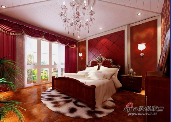 欧式 别墅 卧室图片来自用户2757317061在大河龙城67的分享