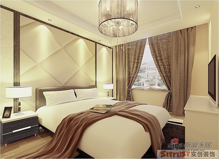 简约 二居 卧室图片来自用户2738813661在92平万锦江城简约风格设计56的分享