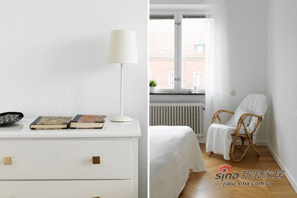 简约 公寓 卧室图片来自用户2739081033在8万96平洁白清新白领公寓78的分享