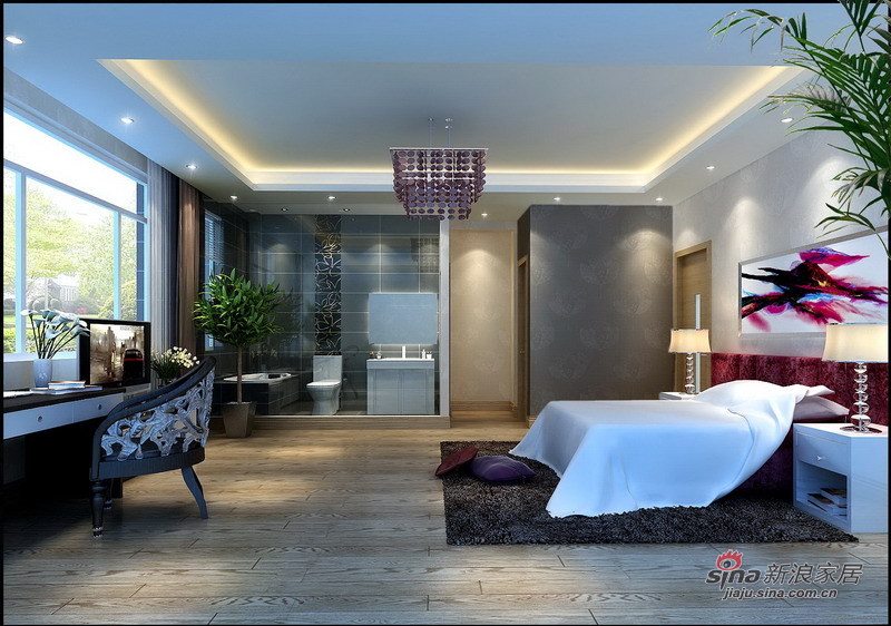 简约 一居 卧室图片来自用户2738845145在紫玉山庄别墅设计49的分享
