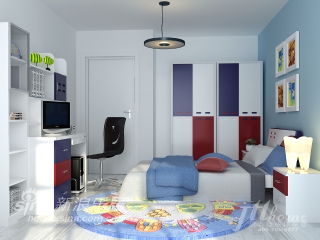 简约 三居 儿童房图片来自用户2737759857在雅致风尚的典型的现代简约风格87的分享