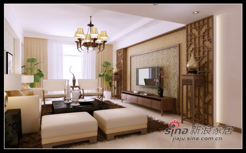 中式 三居 客厅图片来自用户1907658205在【翠颐恬园】新中式风格24的分享