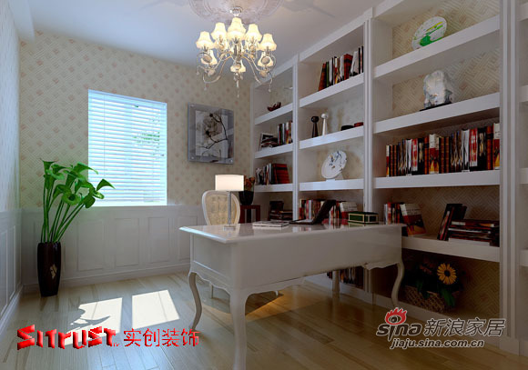 欧式 别墅 书房图片来自用户2772873991在湾流汇实用的欧式奢华设计35的分享