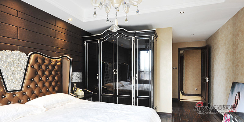 新古典 三居 卧室图片来自佰辰生活装饰在140平华贵典雅新古典风格家44的分享