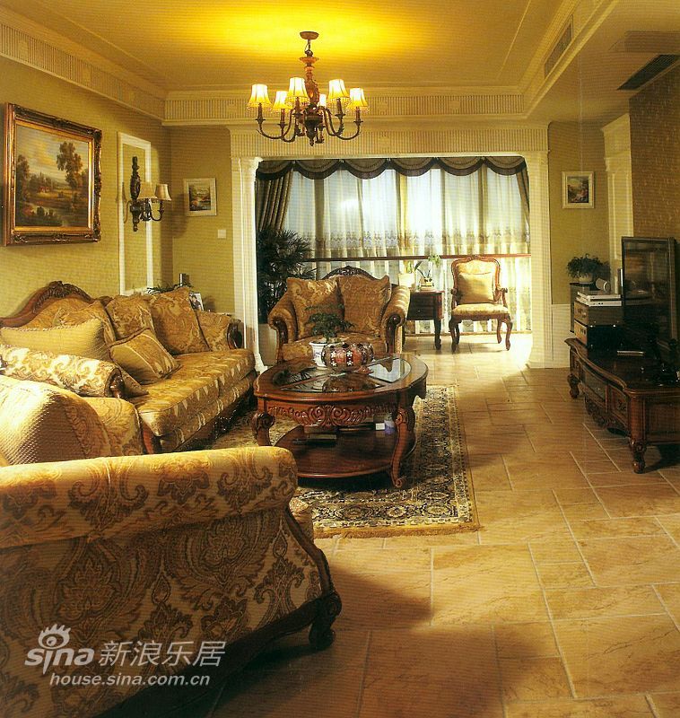 地中海 别墅 客厅图片来自用户2756243717在欧式古典风格-马可波罗52的分享