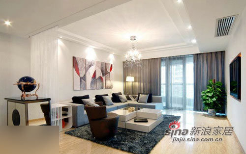 简约 一居 客厅图片来自用户2738813661在18万装奢华简约三居设计84的分享