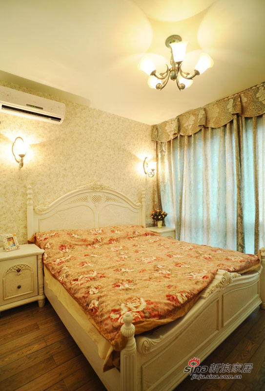 地中海 复式 卧室图片来自佰辰生活装饰在99平唯美地中海清凉浪漫家44的分享