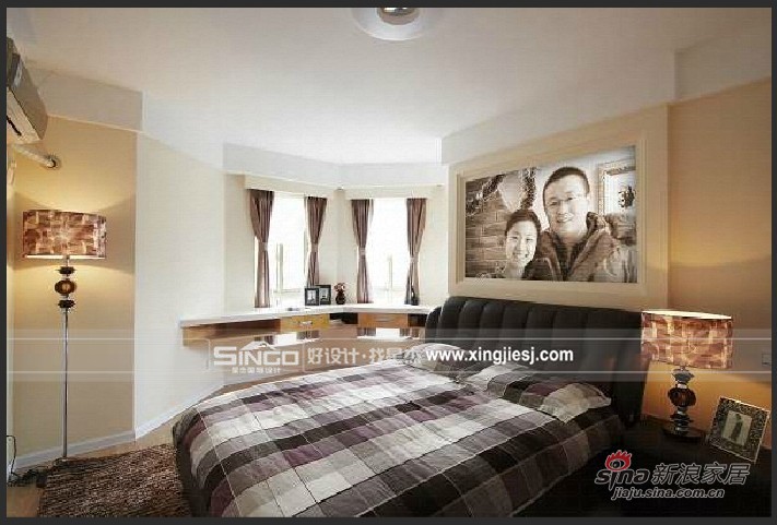混搭 三居 卧室图片来自用户1907691673在温馨舒适的古典混搭三居室59的分享