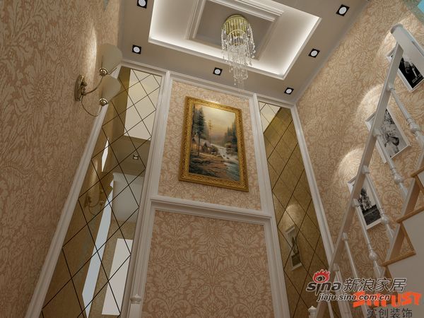 北欧 别墅 楼梯图片来自用户1903515612在花20万装320平米的新低调奢华欧式设计60的分享