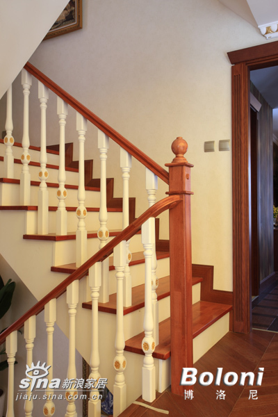 简约 别墅 楼梯图片来自用户2556216825在达观别墅24的分享