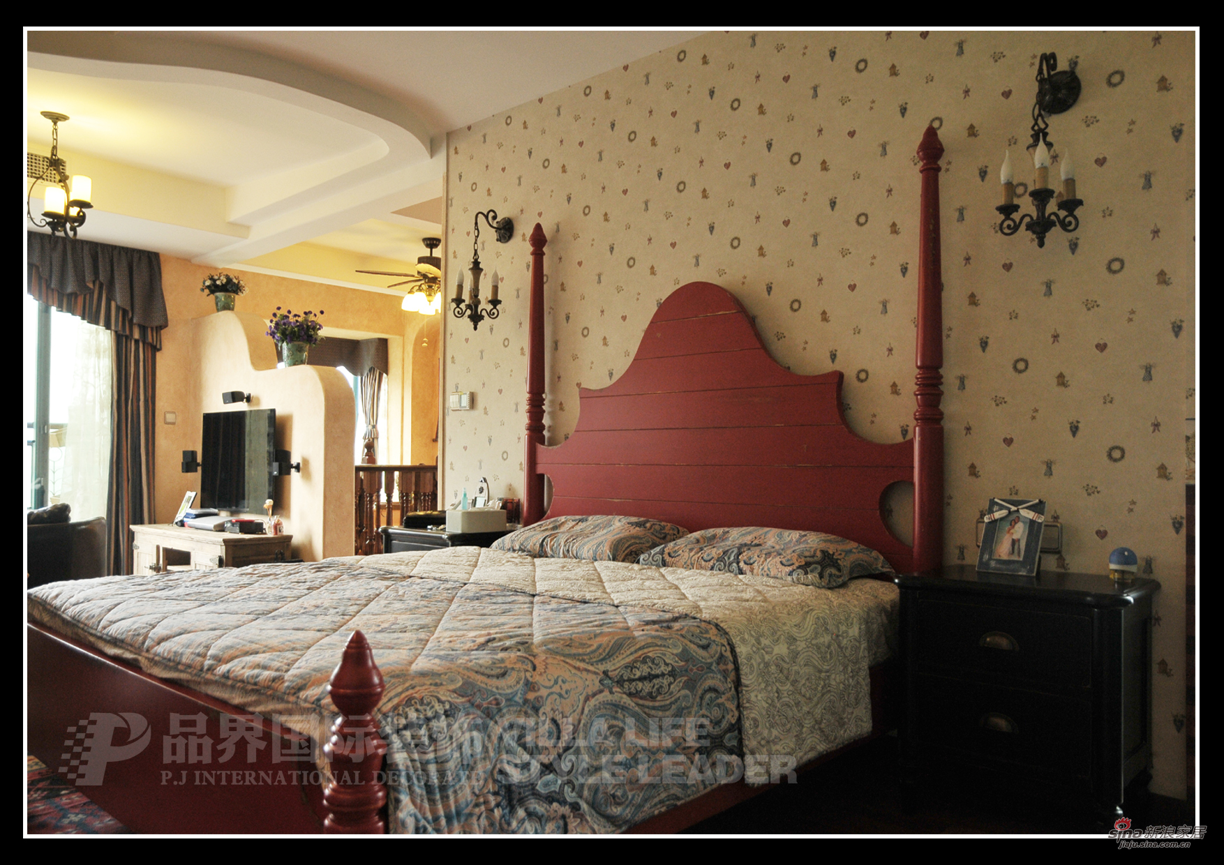 地中海 复式 卧室图片来自用户2756243717在【高清】永威东棠复式 244平 地中海风格78的分享