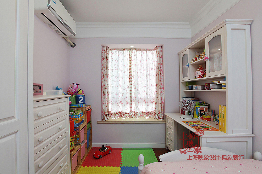 美式 二居 儿童房图片来自上海映象设计-无锡站在【高清】半包9万打造88平素锦雅韵52的分享