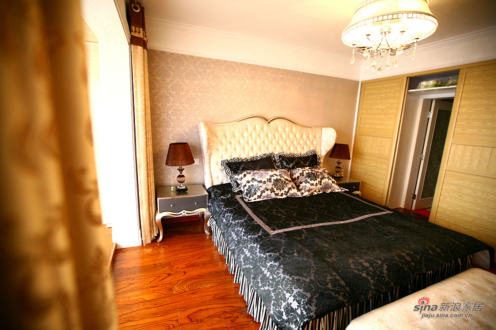 欧式 三居 卧室图片来自用户2772856065在133平自然舒适的欧式三居室17的分享