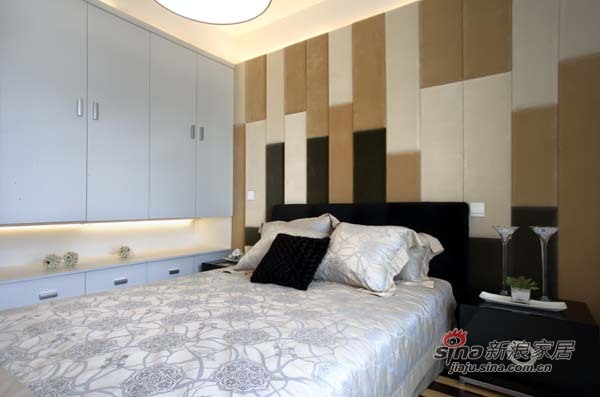 港式 三居 卧室 屌丝图片来自佰辰生活装饰在白领12万打造99平港式婚房28的分享