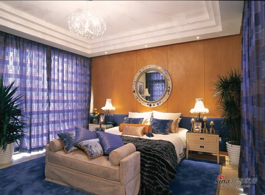 美式 三居 卧室图片来自用户1907686233在18.5万打造龙湾别墅豪华210平3居27的分享