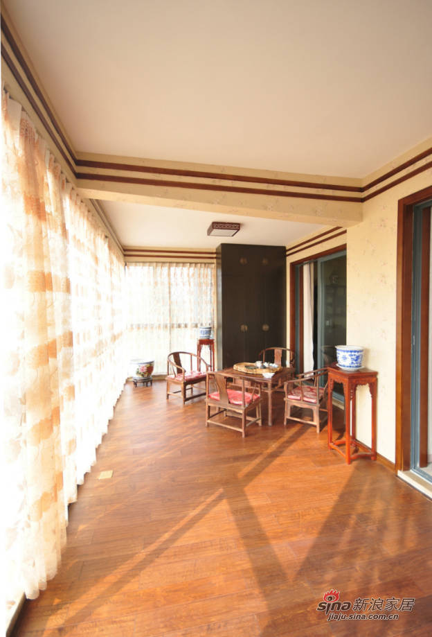 中式 四居 客厅图片来自用户1907659705在南苑200平新中式豪宅28的分享