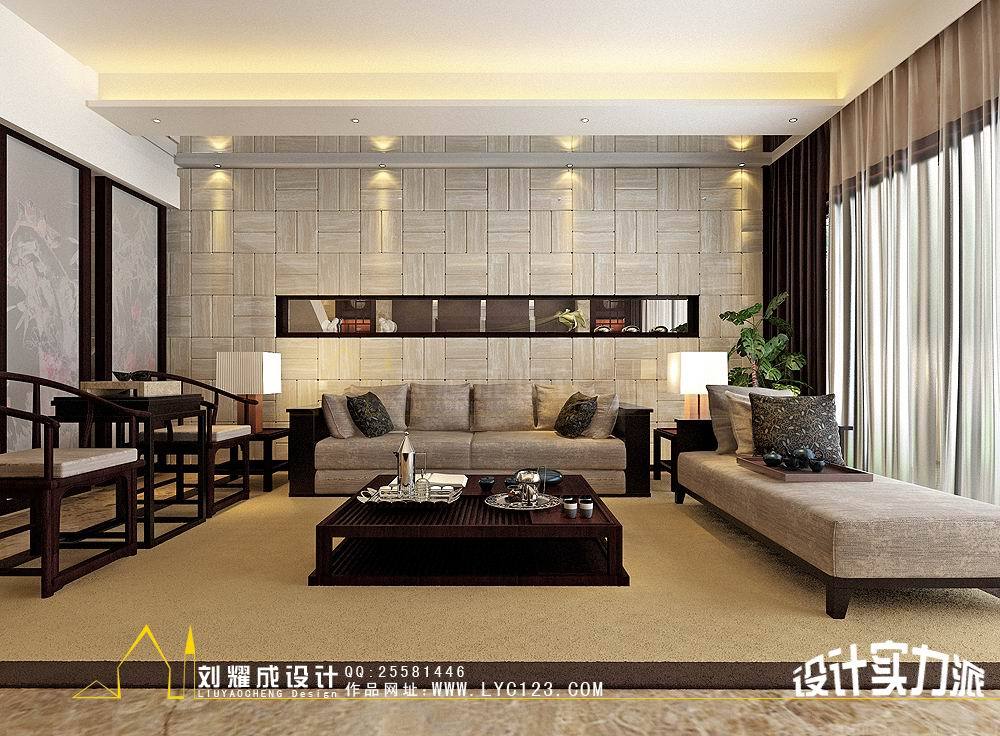中式 复式 客厅图片来自用户1907661335在【高清】300平新中式的贵族复兴97的分享