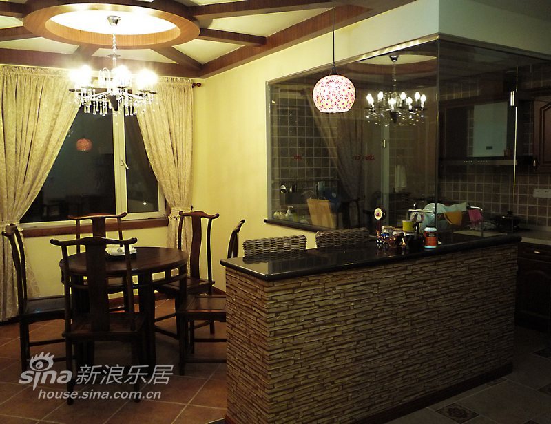 中式 三居 餐厅图片来自用户2737751153在朴素与张扬并存的新中式56的分享