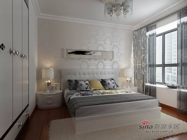简约 三居 卧室图片来自用户2739153147在95㎡青秀城三居现代简约设计风格案例分析90的分享