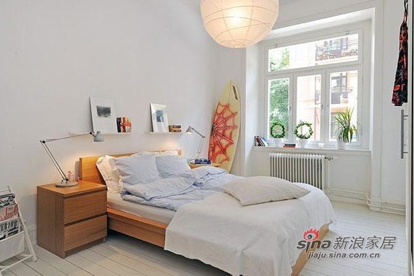 欧式 二居 卧室图片来自用户2746948411在纯洁瑞典风情酒店式公寓15的分享