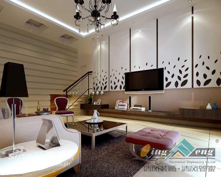 其他 别墅 客厅图片来自用户2737948467在苏州清风装饰设计师案例赏析135的分享