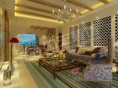 地中海 一居 客厅图片来自阳光力天装饰在华丽绚烂的地中海风格95的分享