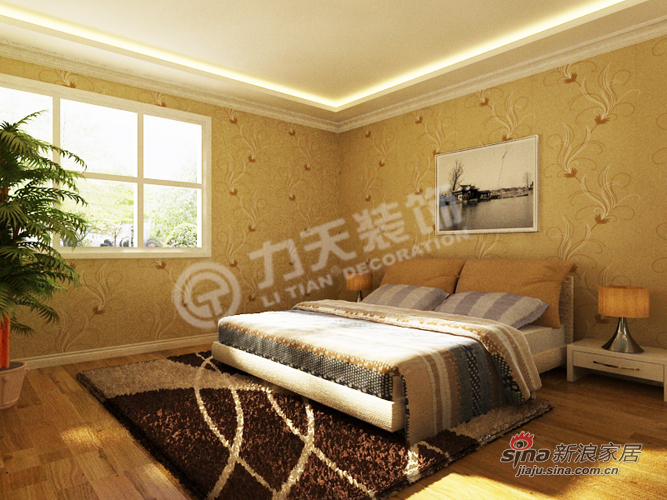 简约 别墅 卧室图片来自阳光力天装饰在宝安江南城别墅A户型478.88㎡现代简约44的分享