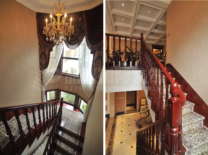 欧式 别墅 楼梯图片来自用户2745758987在【高清】龙湖别墅550平欧式风格实景图44的分享