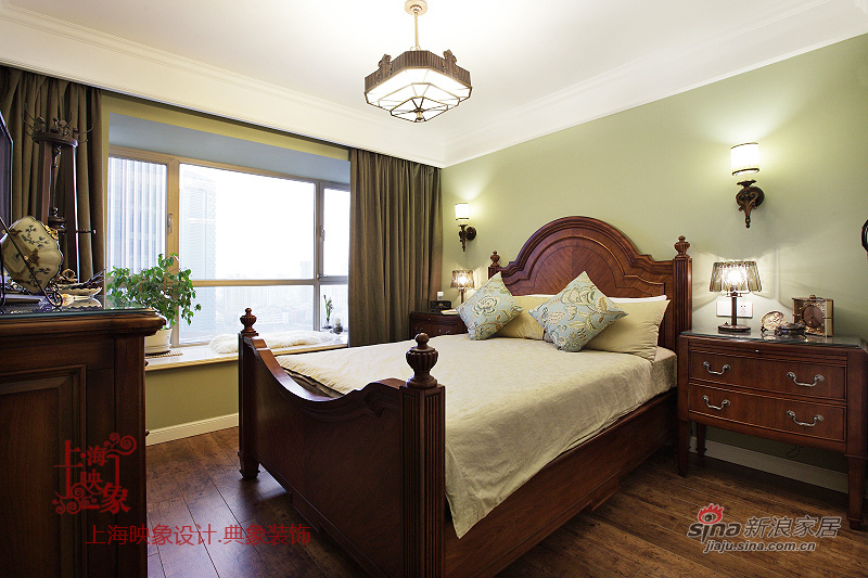 美式 三居 卧室图片来自上海映象设计-无锡站在我的专辑691431的分享