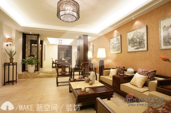 中式 二居 客厅图片来自用户1907659705在轻熟女经典时尚90平小户型28的分享