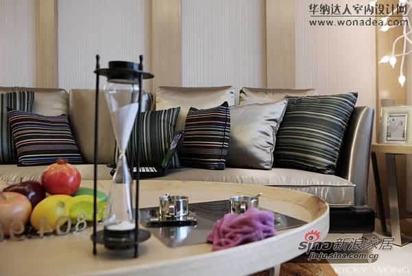 简约 三居 客厅图片来自用户2738813661在黄志达：西安莱安逸境样板房27的分享