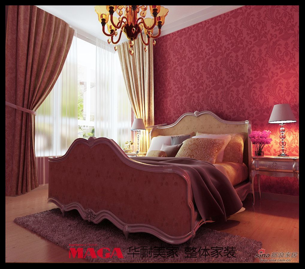 北欧 二居 卧室图片来自用户1903515612在120平欧式风情40的分享