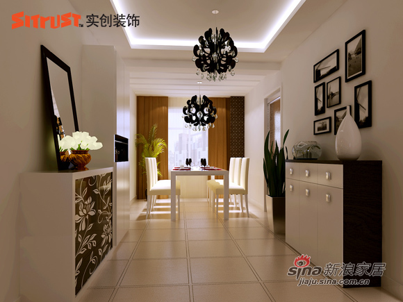 简约 三居 餐厅图片来自用户2738829145在12万打造148平简约风格99的分享