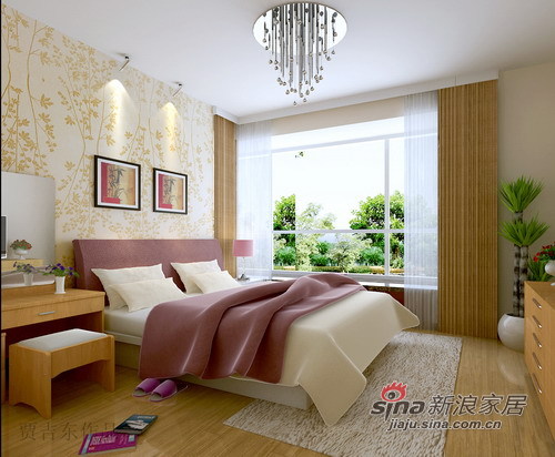 中式 二居 卧室图片来自用户1907661335在时尚大气的100平新中式29的分享