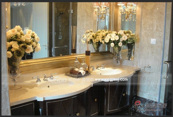 美式 别墅 卫生间图片来自用户1907685403在奢华高贵-海派生活49的分享