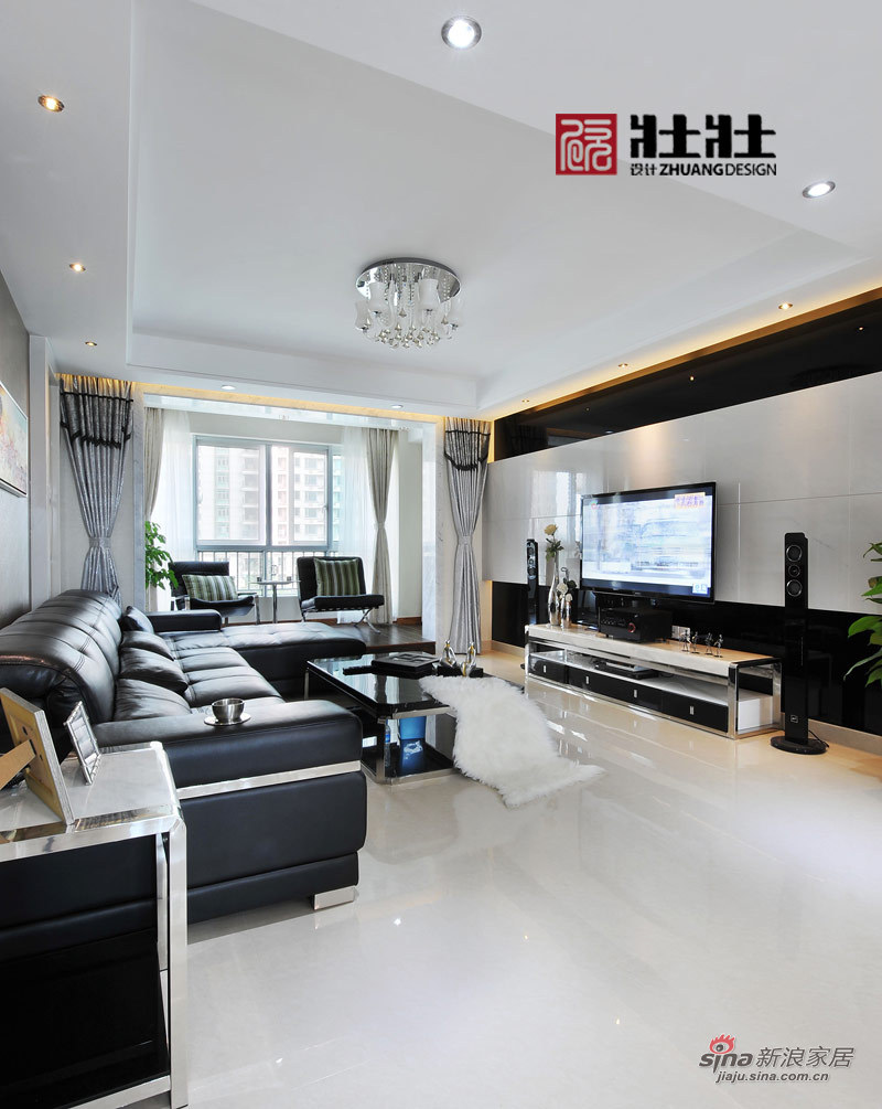 简约 公寓 客厅图片来自用户2556216825在【高清】120平独舞几何线条明快色彩家47的分享