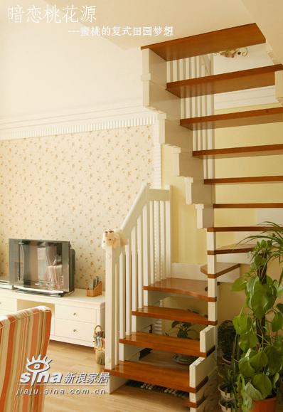 简约 复式 楼梯图片来自用户2737786973在超甜美田园风情复式居室设计192的分享