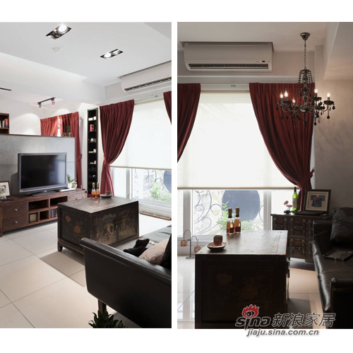 中式 三居 客厅图片来自用户1907659705在复古风格惬意中式3居生活92的分享