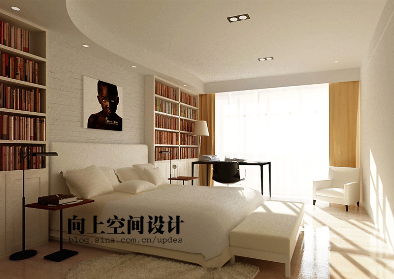 简约 二居 卧室图片来自用户2738820801在旧房改造纯色美家19的分享