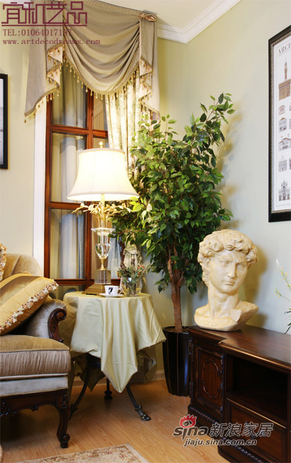 美式 别墅 客厅图片来自用户1907686233在【高清】美式古典尊贵大宅49的分享