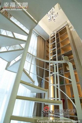 简约 loft 楼梯图片来自幸福空间在40平Loft空间像渡假般的自由96的分享